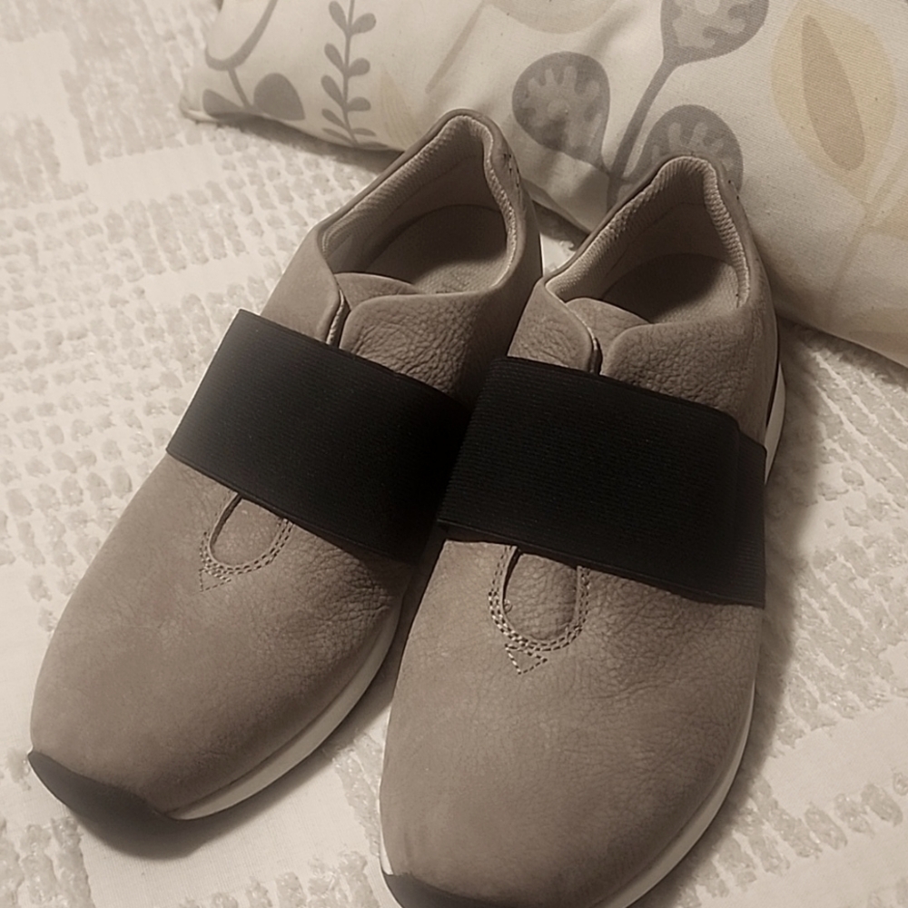 Vionic Slip On Suede Shoes